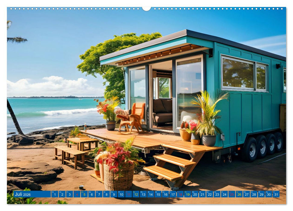 Tiny Houses - wohnen auf kleinstem Raum (CALVENDO Premium Wandkalender 2026)