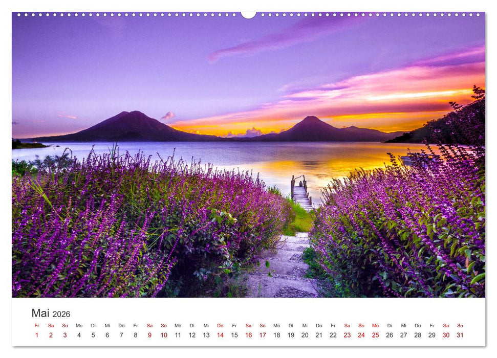 Kunterbuntes Guatemala (CALVENDO Premium Wandkalender 2026)