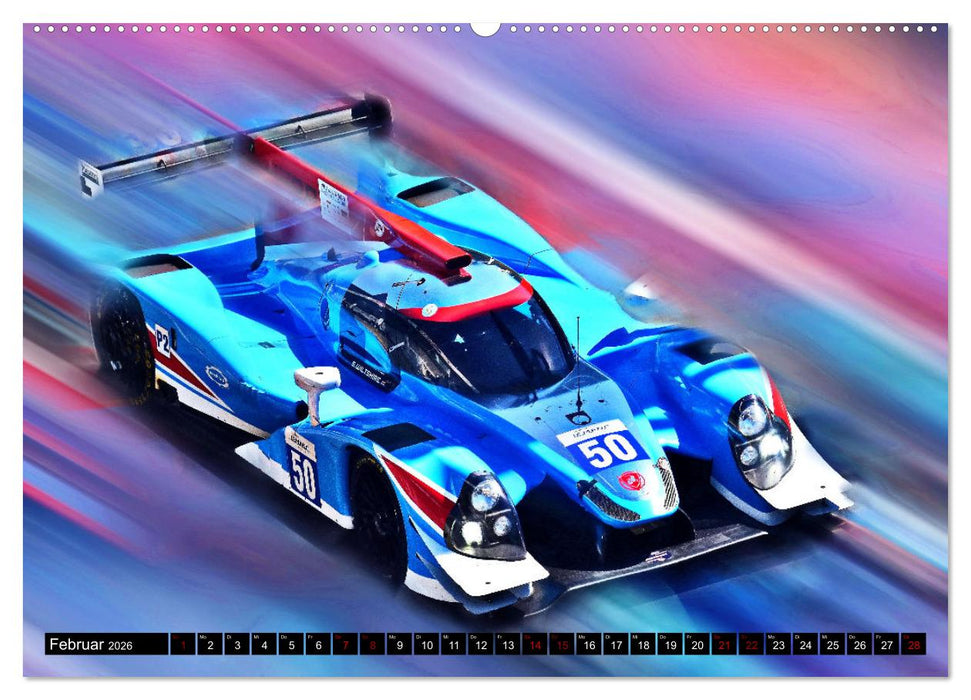 Racing - Vollgas kreativ (CALVENDO Premium Wandkalender 2026)