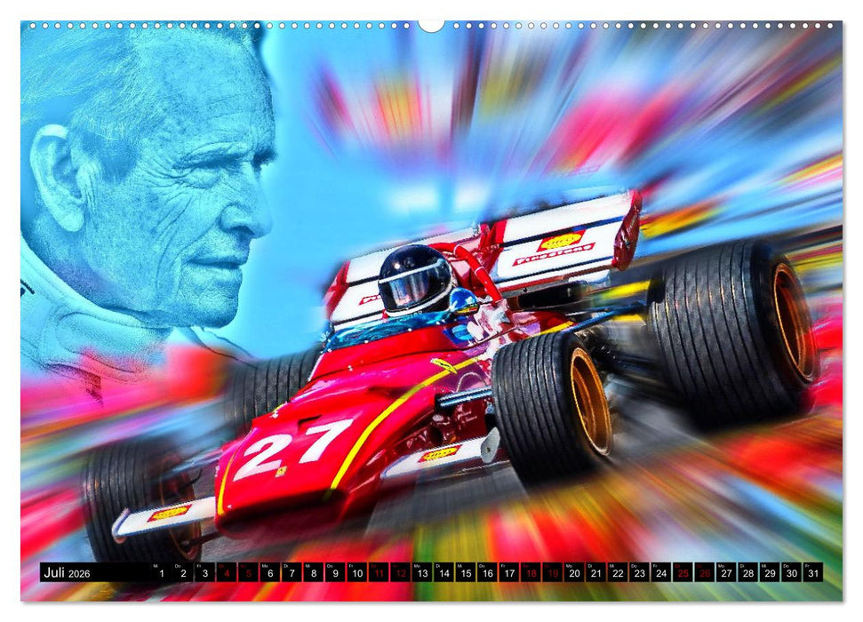 Racing - Vollgas kreativ (CALVENDO Premium Wandkalender 2026)