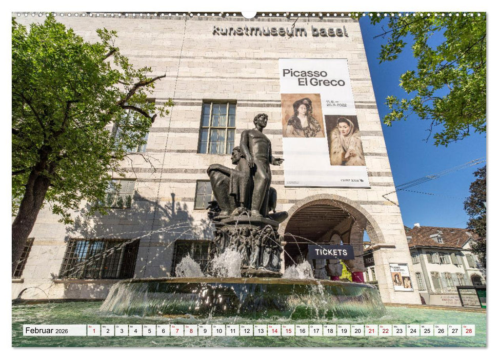 Schweiz - Basel (CALVENDO Premium Wandkalender 2026)