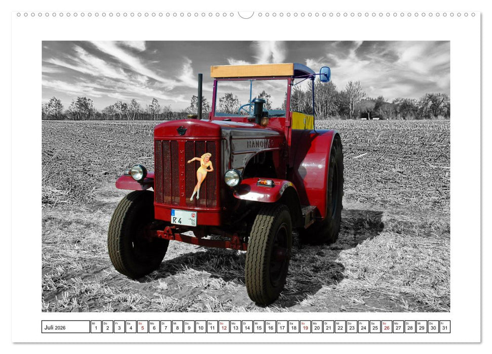 HANOMAG und LANZ Oldtimer Modelle (CALVENDO Premium Wandkalender 2026)