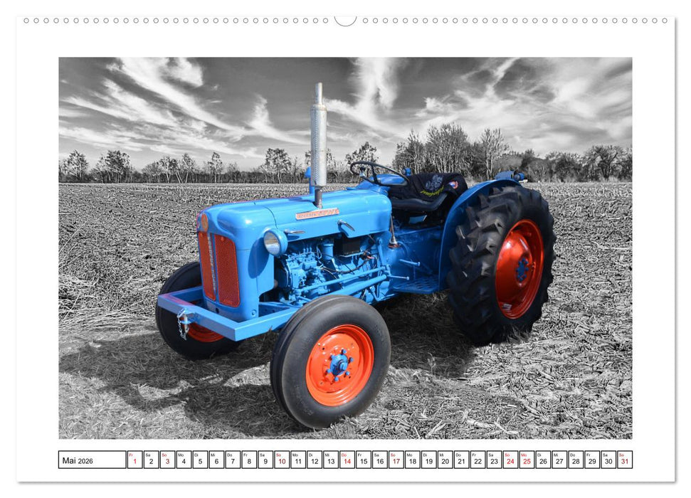 Traktoren - Oldtimer aus dem Ausland (CALVENDO Premium Wandkalender 2026)