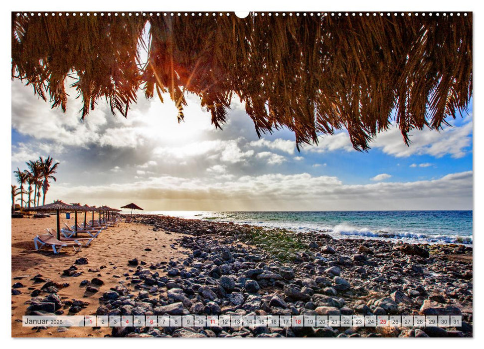 Urlaubsparadies Lanzarote (CALVENDO Wandkalender 2026)