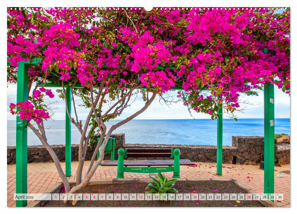 Urlaubsparadies Lanzarote (CALVENDO Wandkalender 2026)