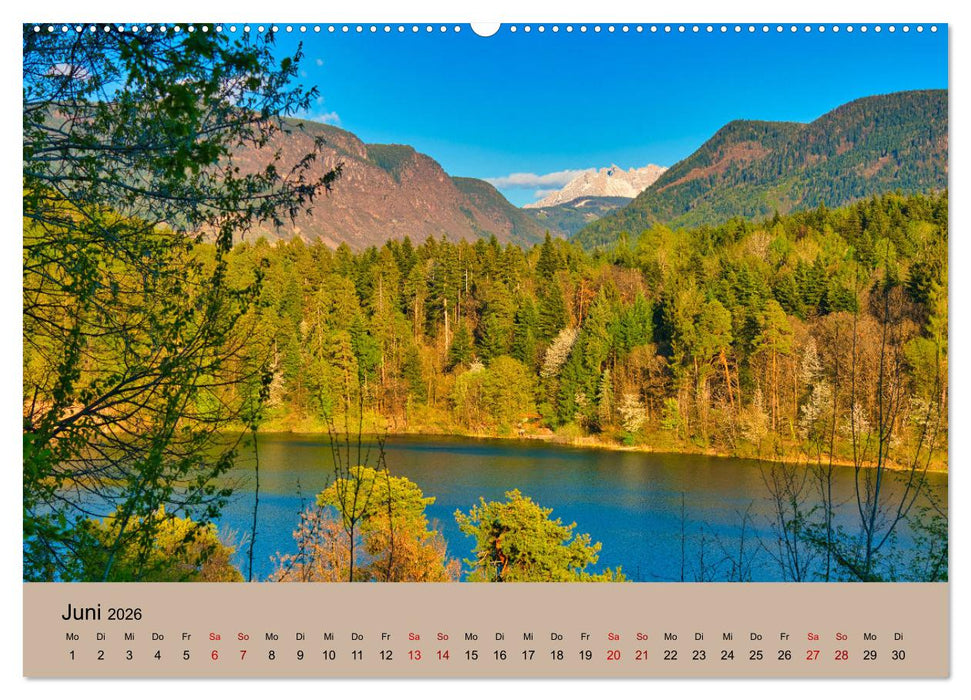 Streifzüge durch Südtirol (CALVENDO Premium Wandkalender 2026)
