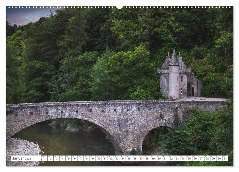 Mystische Landschaften Schottlands (CALVENDO Premium Wandkalender 2026)