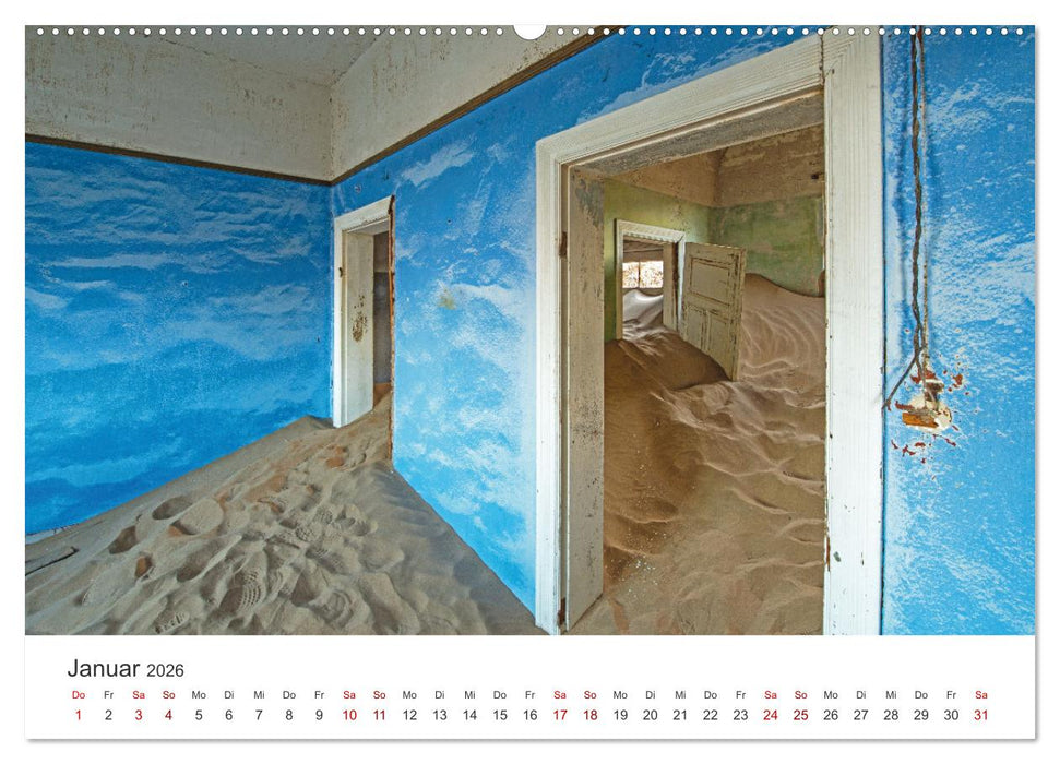 Kolmannskuppe Die Geisterstadt in der Sandwüste (CALVENDO Wandkalender 2026)