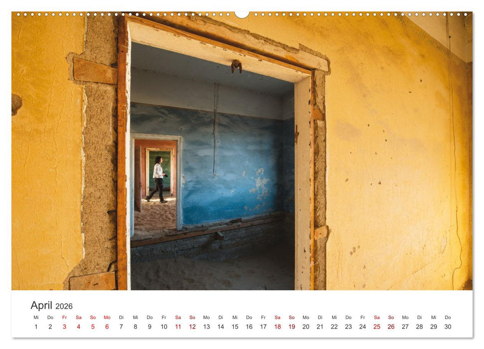Kolmannskuppe Die Geisterstadt in der Sandwüste (CALVENDO Wandkalender 2026)