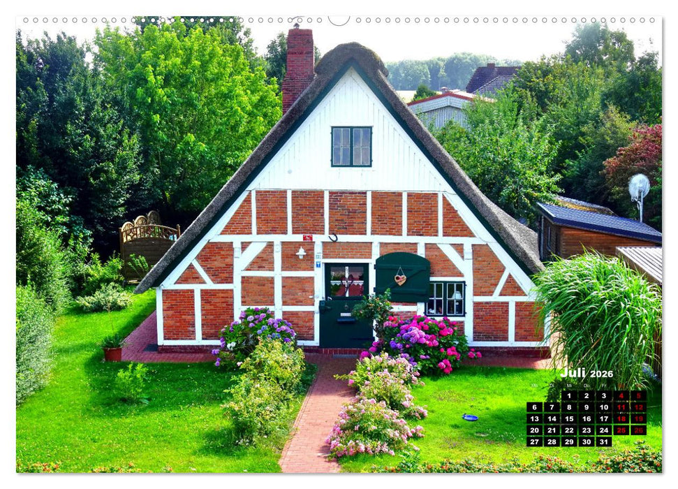 Krummendeich - Dorfidylle an der Elbe (CALVENDO Premium Wandkalender 2026)