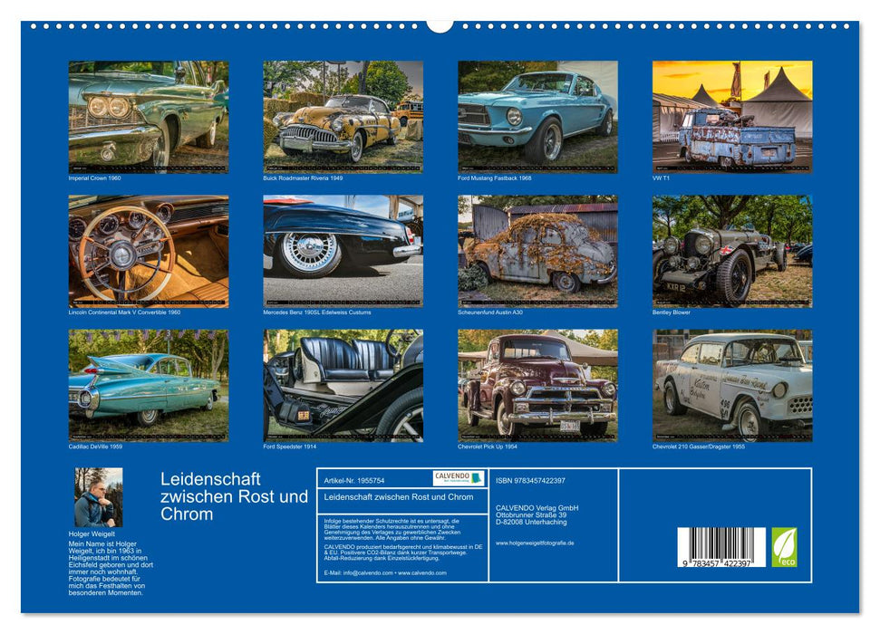 Leidenschaft zwischen Rost und Chrom (CALVENDO Premium Wandkalender 2026)