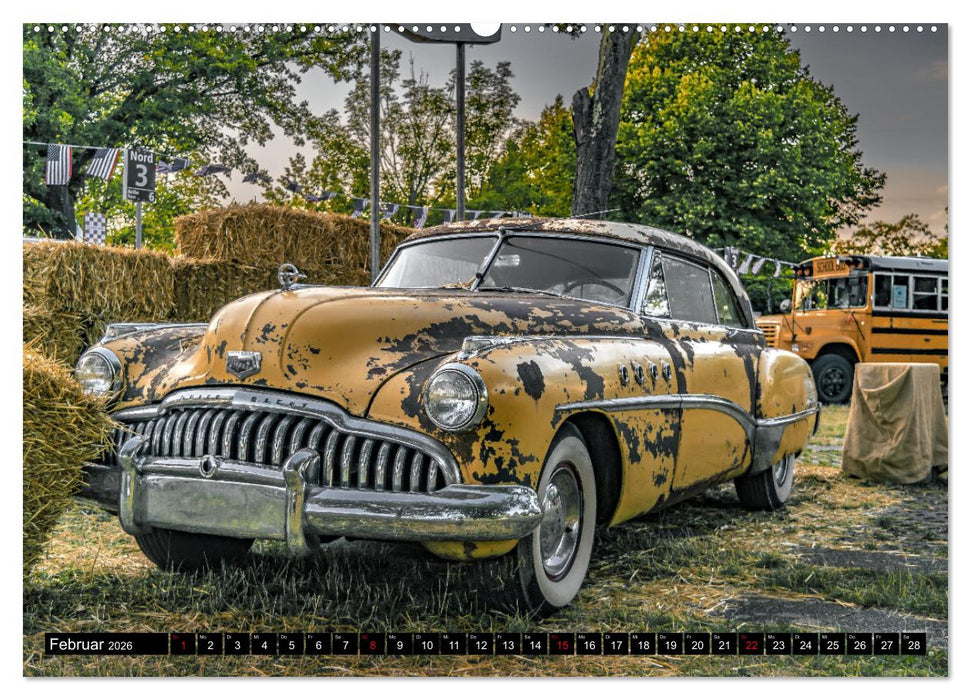 Leidenschaft zwischen Rost und Chrom (CALVENDO Premium Wandkalender 2026)