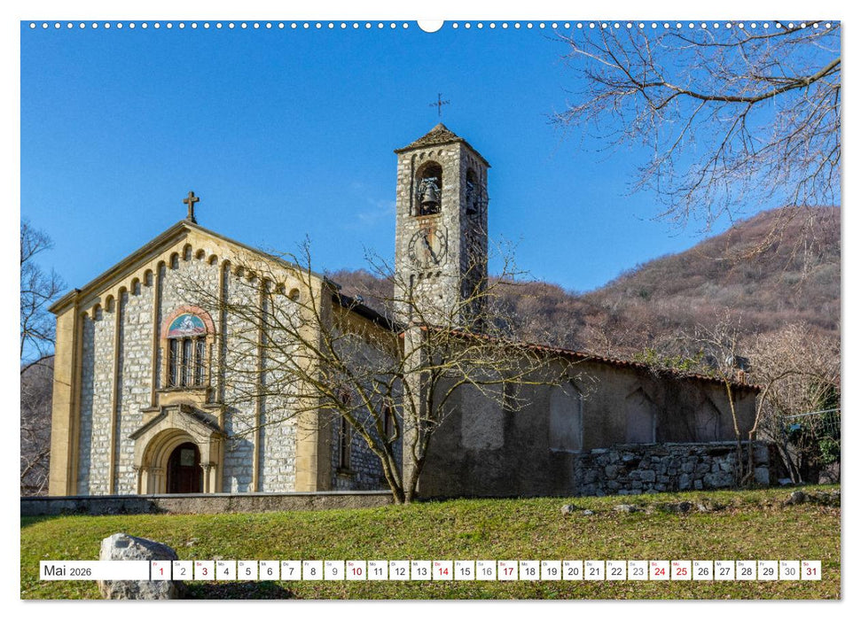 Geheimtipps Norditalien (CALVENDO Premium Wandkalender 2026)