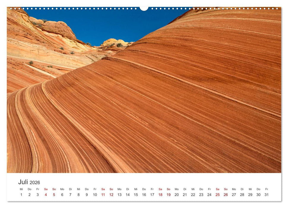 Paria Canyon - The Wave Naturwunder (CALVENDO Premium Wandkalender 2026)