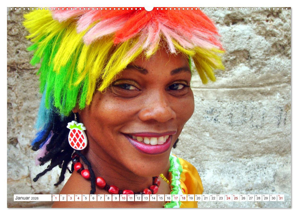 CUBACOLOR - Trauminsel in Farbe (CALVENDO Premium Wandkalender 2026)