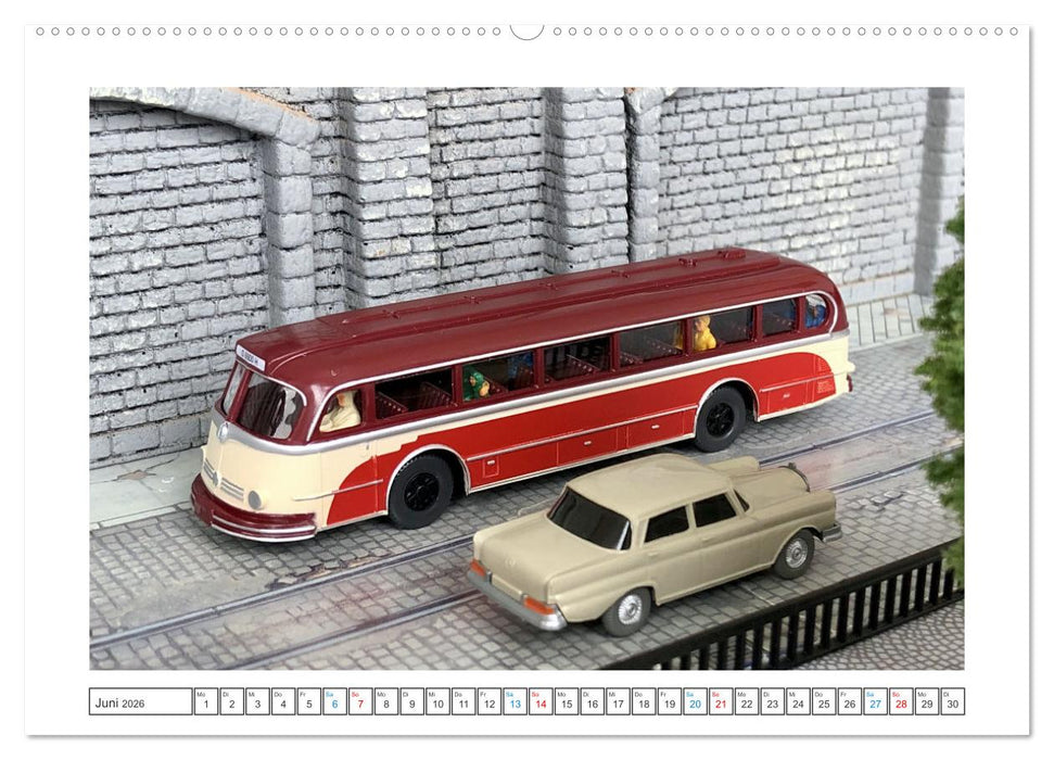 Miniaturbusse (CALVENDO Premium Wandkalender 2026)