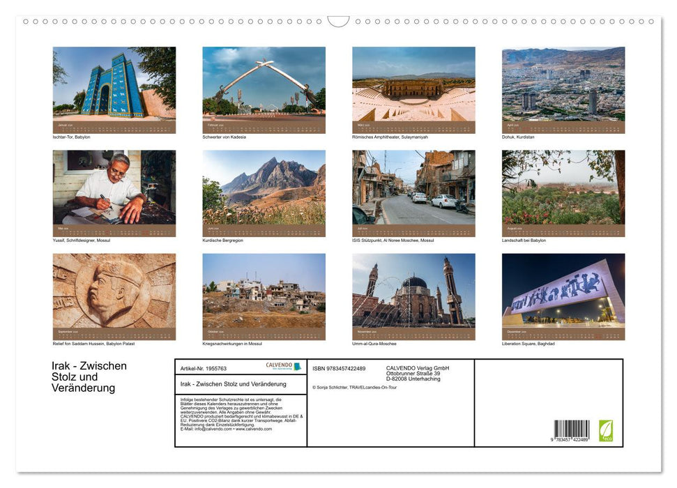 Irak - Zwischen Stolz und Veränderung (CALVENDO Wandkalender 2026)