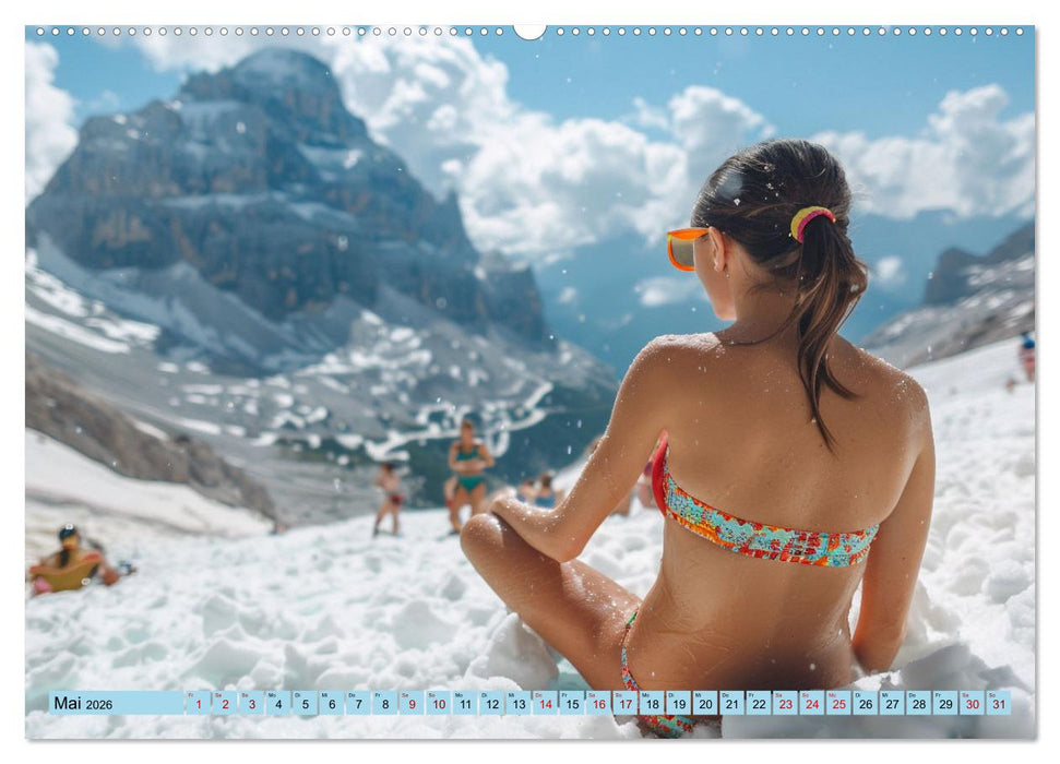 Eisbaden (CALVENDO Premium Wandkalender 2026)
