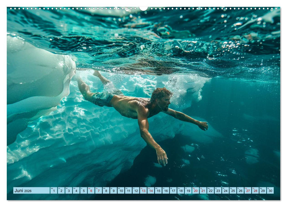 Eisbaden (CALVENDO Premium Wandkalender 2026)