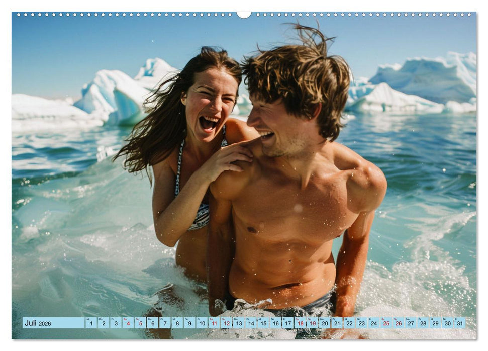 Eisbaden (CALVENDO Premium Wandkalender 2026)