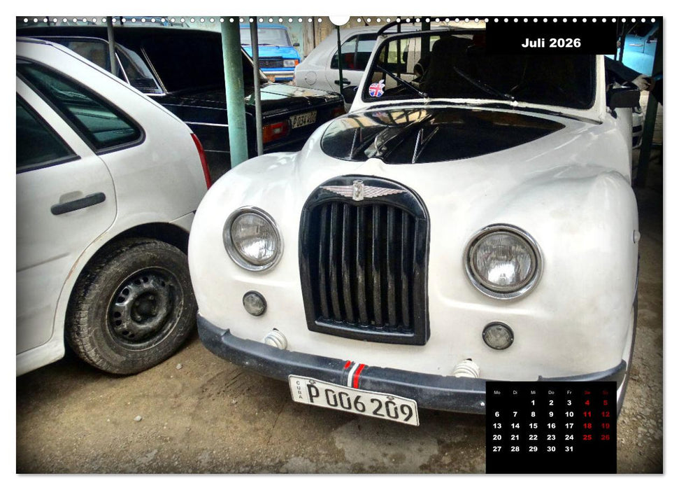 Austin Somerset Coupé - Eine britische Rarität in Kuba (CALVENDO Premium Wandkalender 2026)
