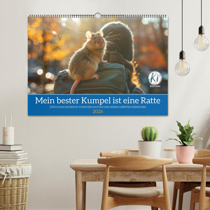 Mein bester Kumpel ist eine Ratte (CALVENDO Wandkalender 2026)