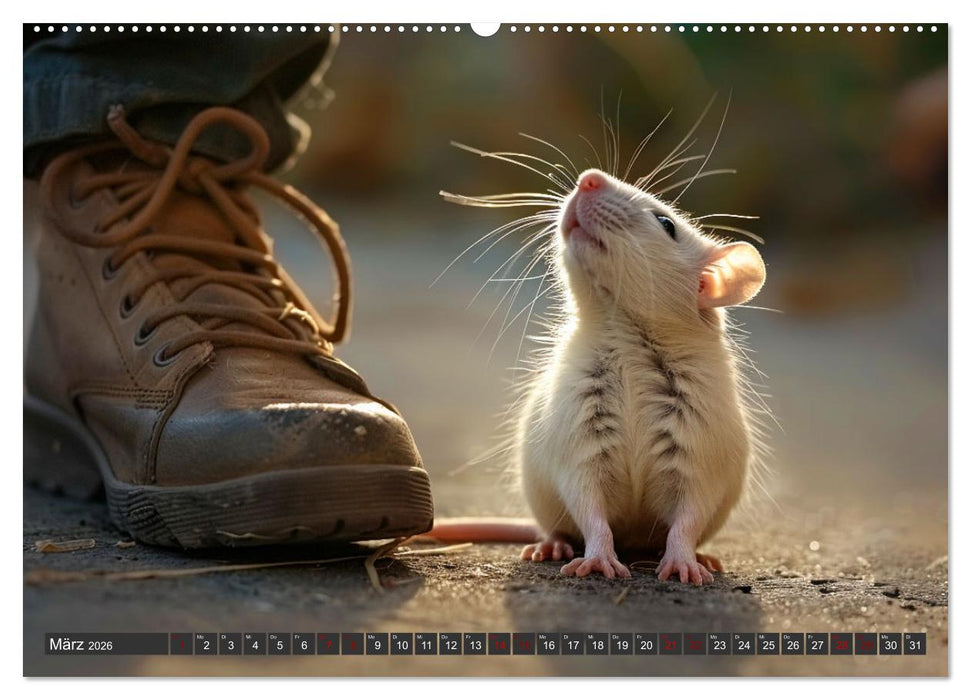 Mein bester Kumpel ist eine Ratte (CALVENDO Wandkalender 2026)