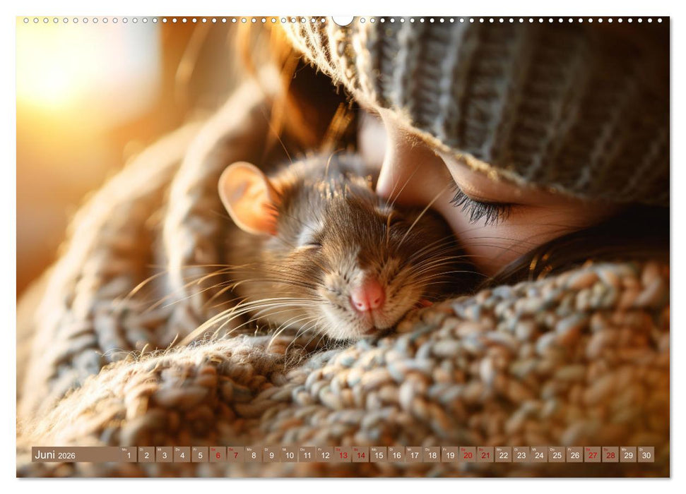 Mein bester Kumpel ist eine Ratte (CALVENDO Wandkalender 2026)
