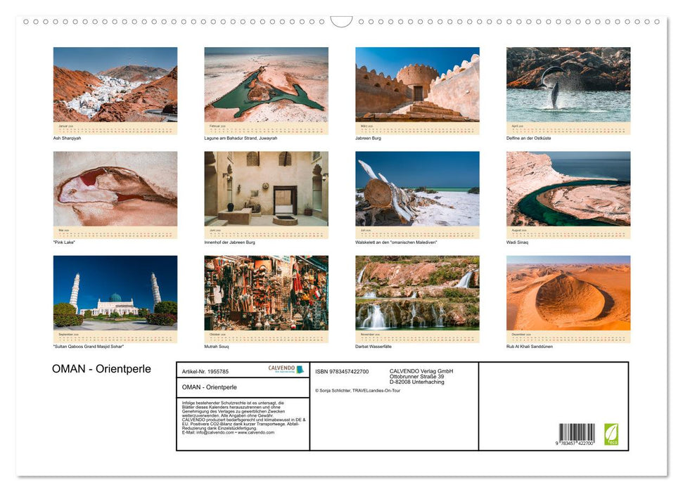 OMAN - Orientperle (CALVENDO Wandkalender 2026)