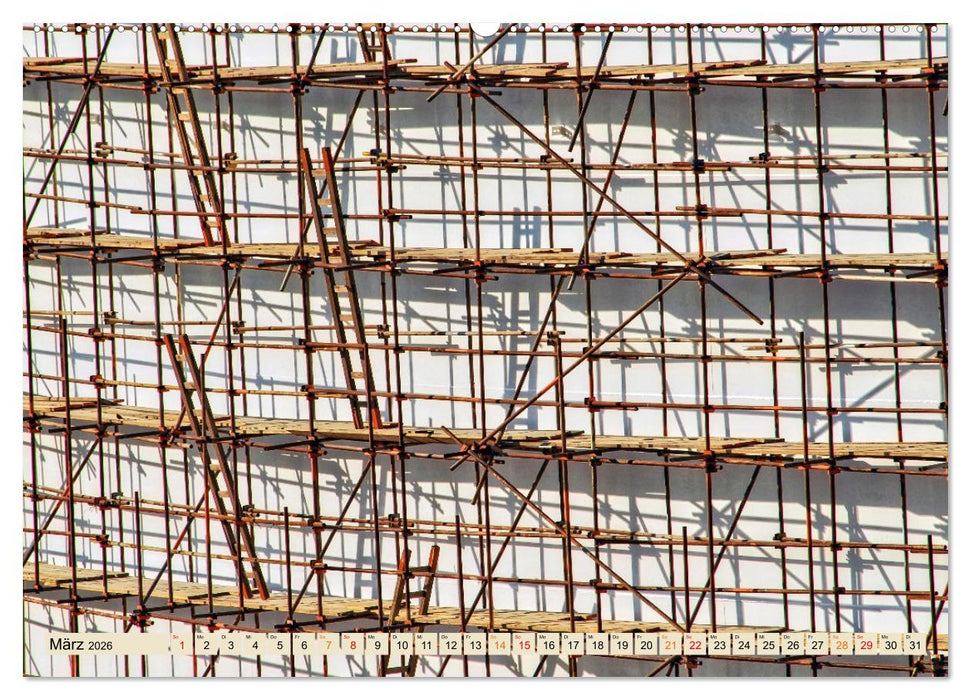 Gerüstbau (CALVENDO Premium Wandkalender 2026)