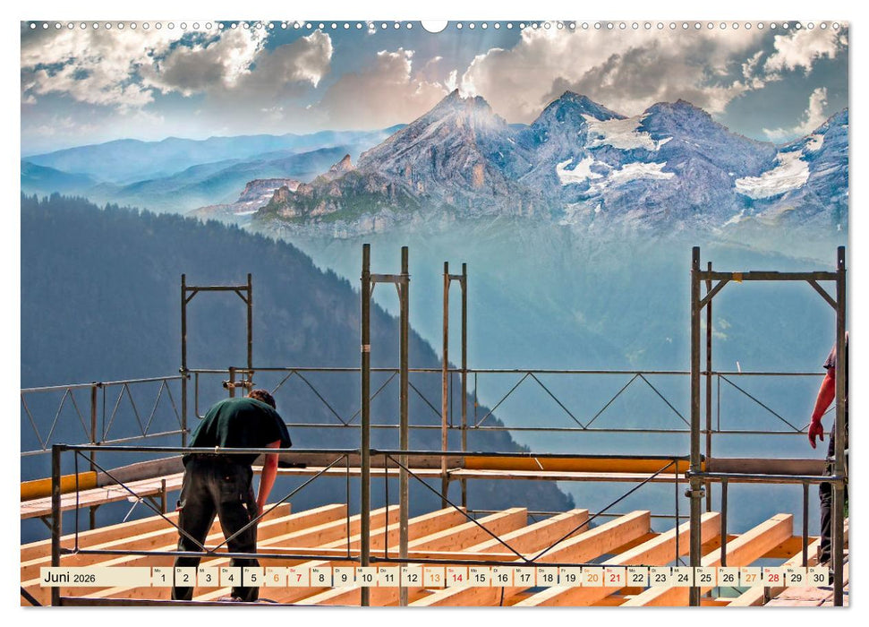 Gerüstbau (CALVENDO Premium Wandkalender 2026)