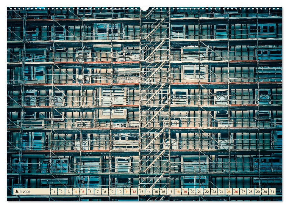 Gerüstbau (CALVENDO Premium Wandkalender 2026)
