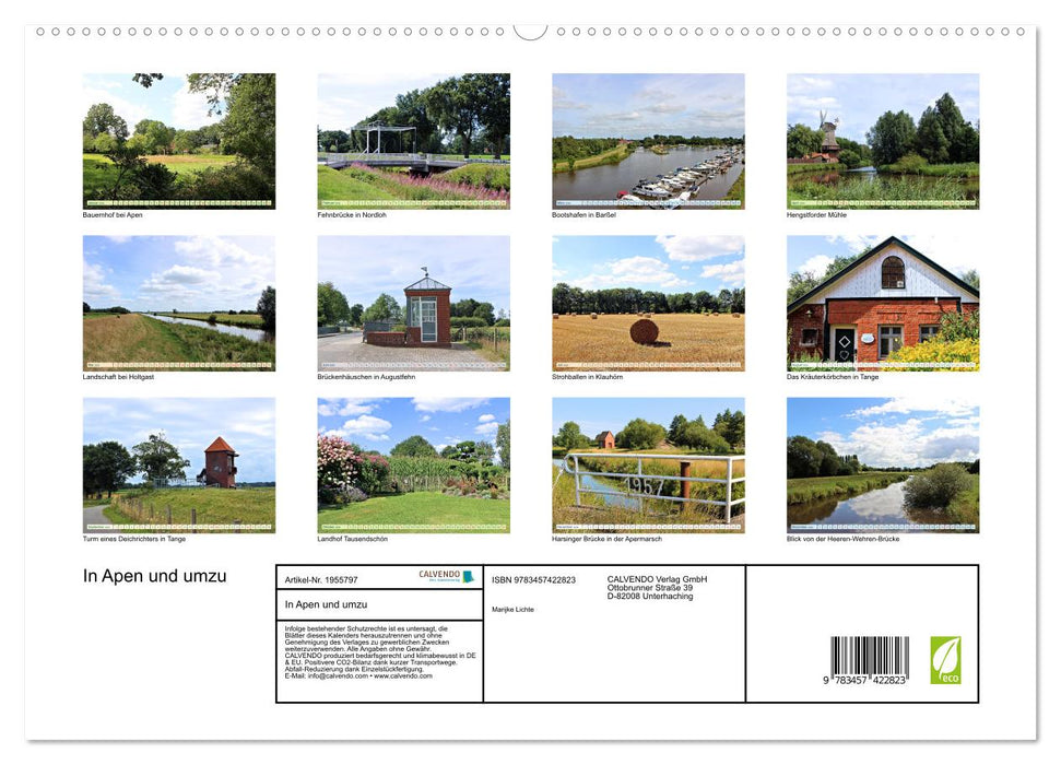 In Apen und umzu (CALVENDO Premium Wandkalender 2026)