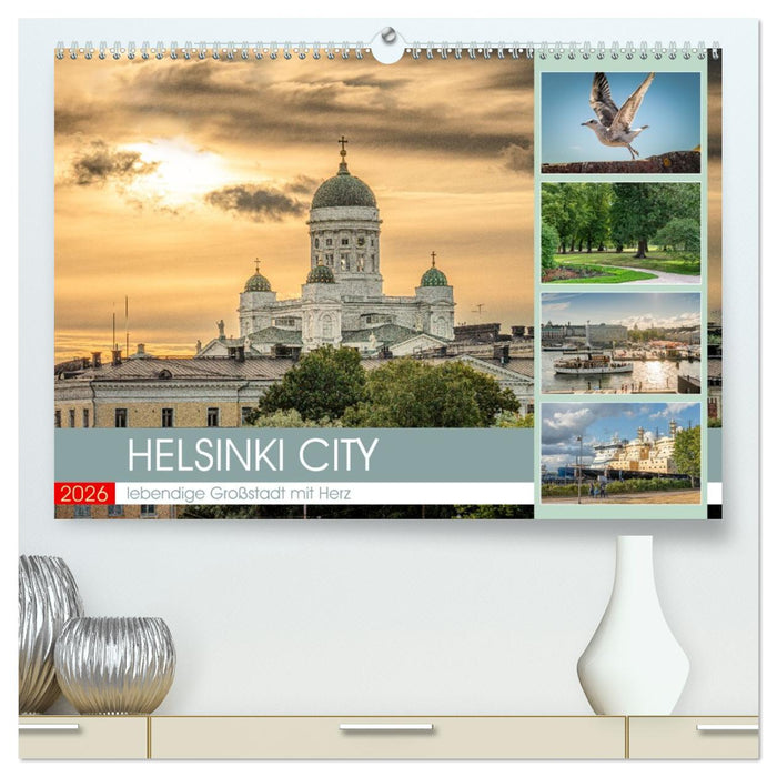 HELSINKI CITY (CALVENDO Premium Wandkalender 2026)