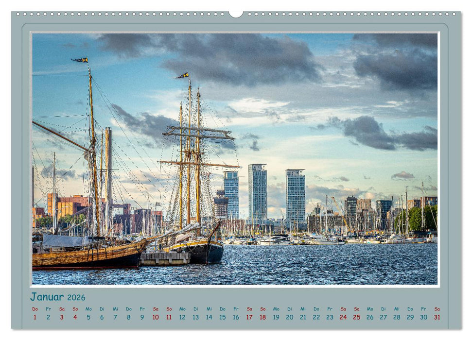 HELSINKI CITY (CALVENDO Premium Wandkalender 2026)