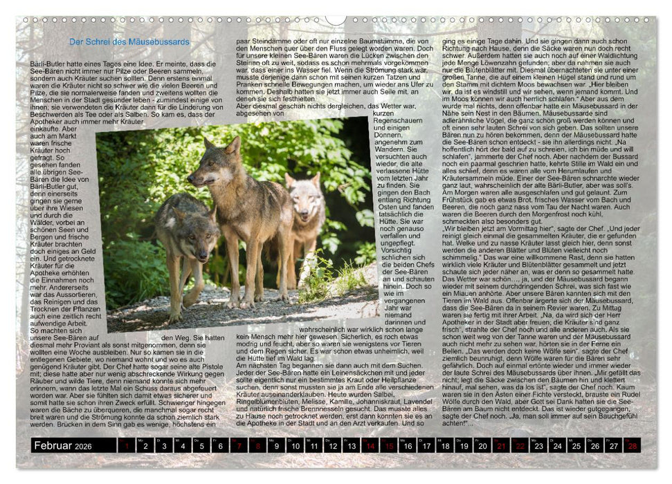 Neue Abenteuer der See-Bären (CALVENDO Premium Wandkalender 2026)