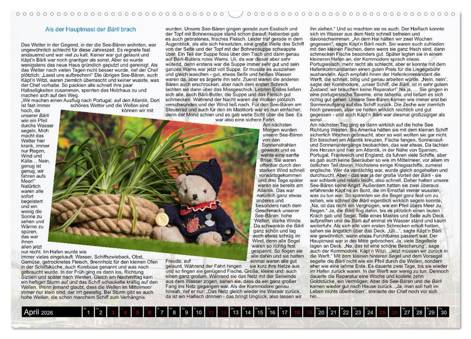 Neue Abenteuer der See-Bären (CALVENDO Premium Wandkalender 2026)