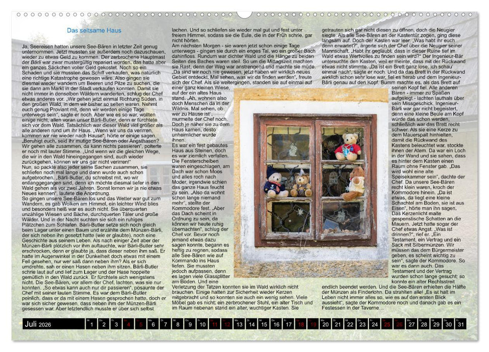 Neue Abenteuer der See-Bären (CALVENDO Premium Wandkalender 2026)