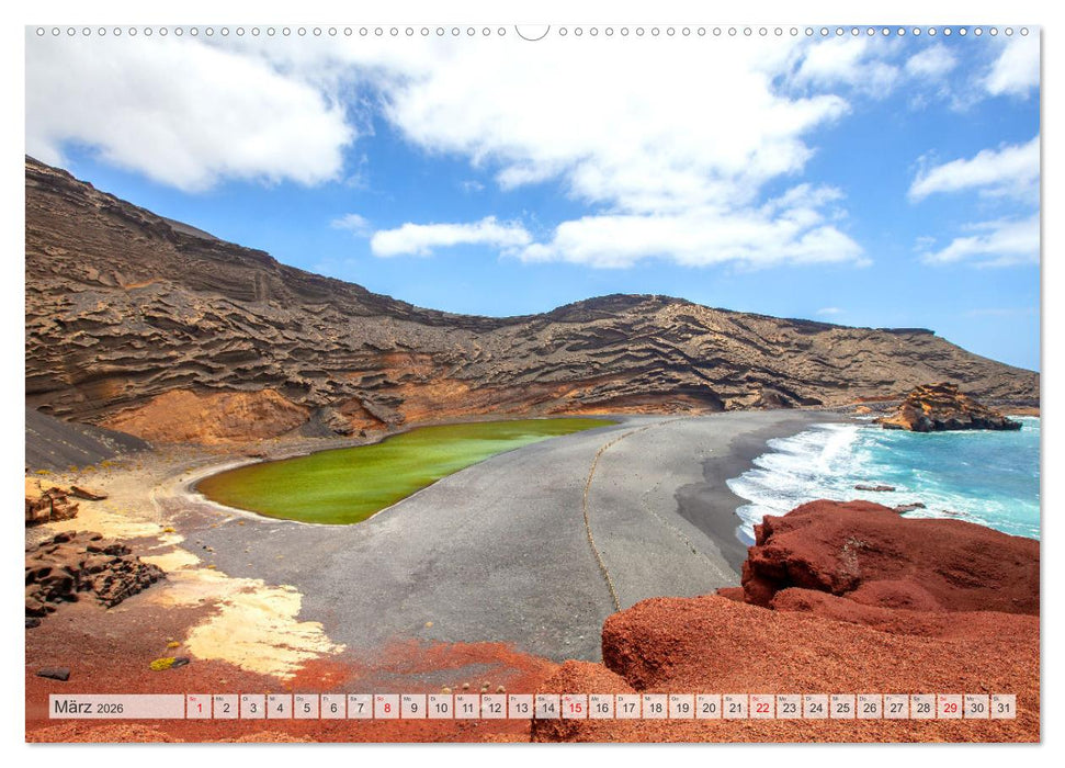 Urlaubsparadies Lanzarote (CALVENDO Premium Wandkalender 2026)
