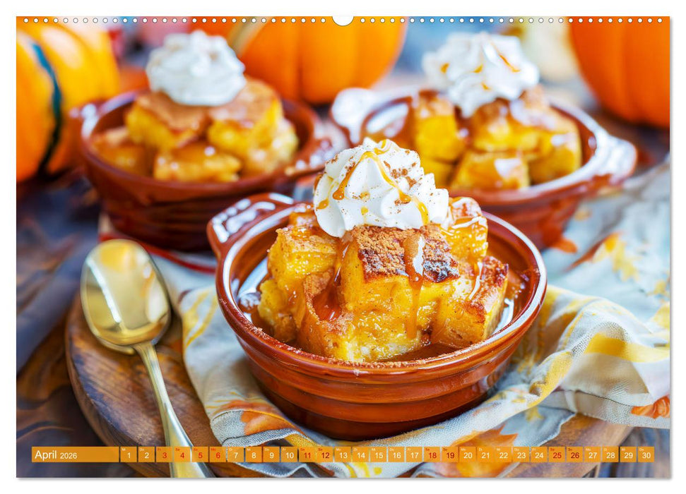 Alles Kürbis oder was?! - Kulinarische Ideen rund um den Kürbis (CALVENDO Wandkalender 2026)