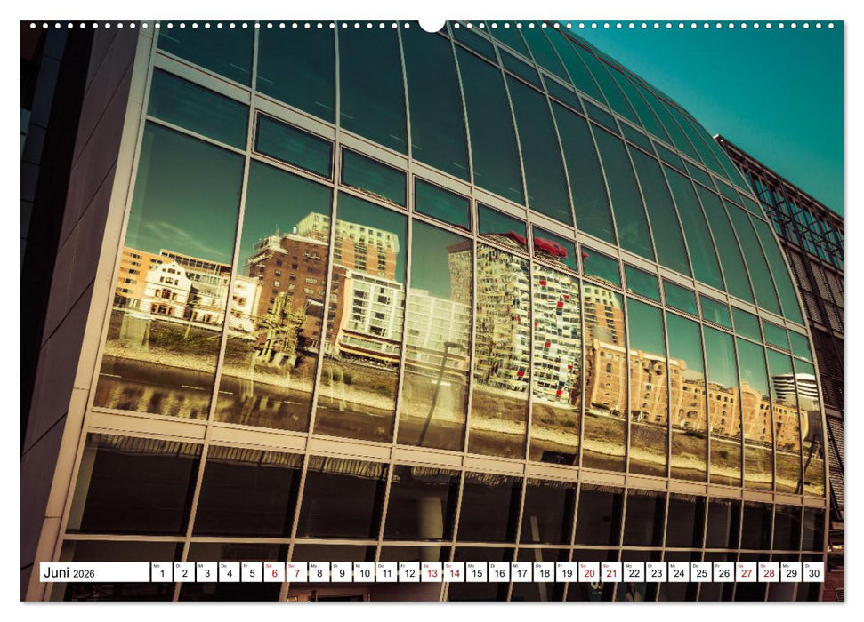 Düsseldorf Medienhafen (CALVENDO Premium Wandkalender 2026)