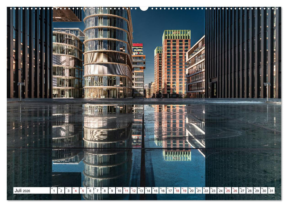 Düsseldorf Medienhafen (CALVENDO Premium Wandkalender 2026)