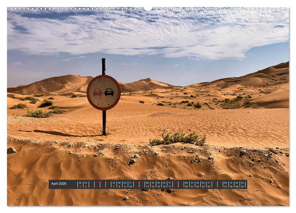 OMAN Offroad Travel Log (CALVENDO Premium Wandkalender 2026)