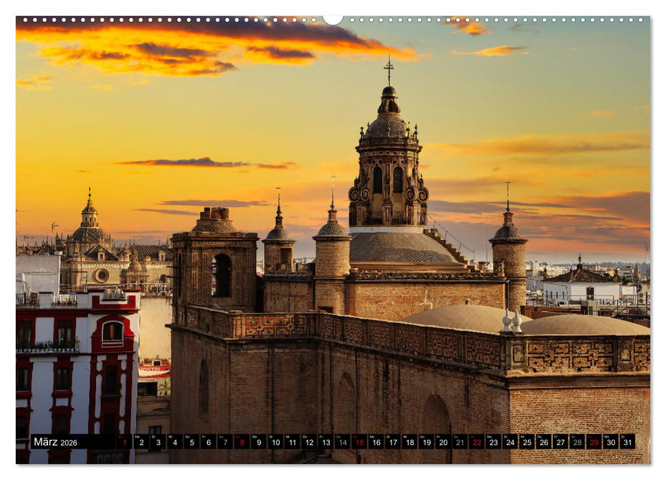 Sevilla - Traumziel in Andalusien (CALVENDO Premium Wandkalender 2026)