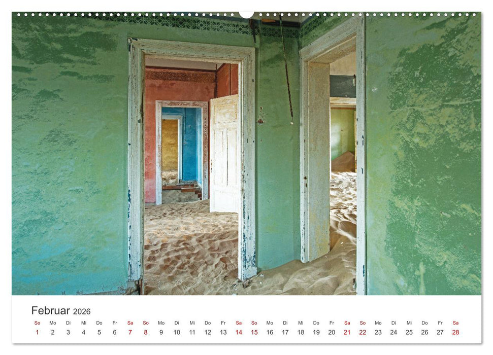 Kolmannskuppe Die Geisterstadt in der Sandwüste (CALVENDO Premium Wandkalender 2026)