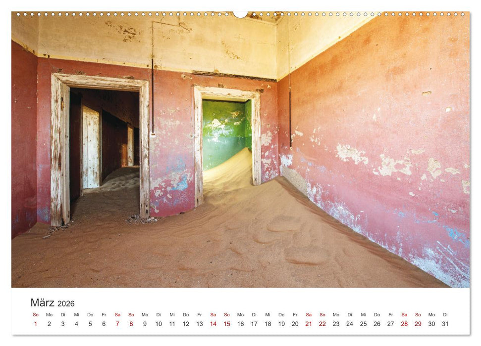 Kolmannskuppe Die Geisterstadt in der Sandwüste (CALVENDO Premium Wandkalender 2026)