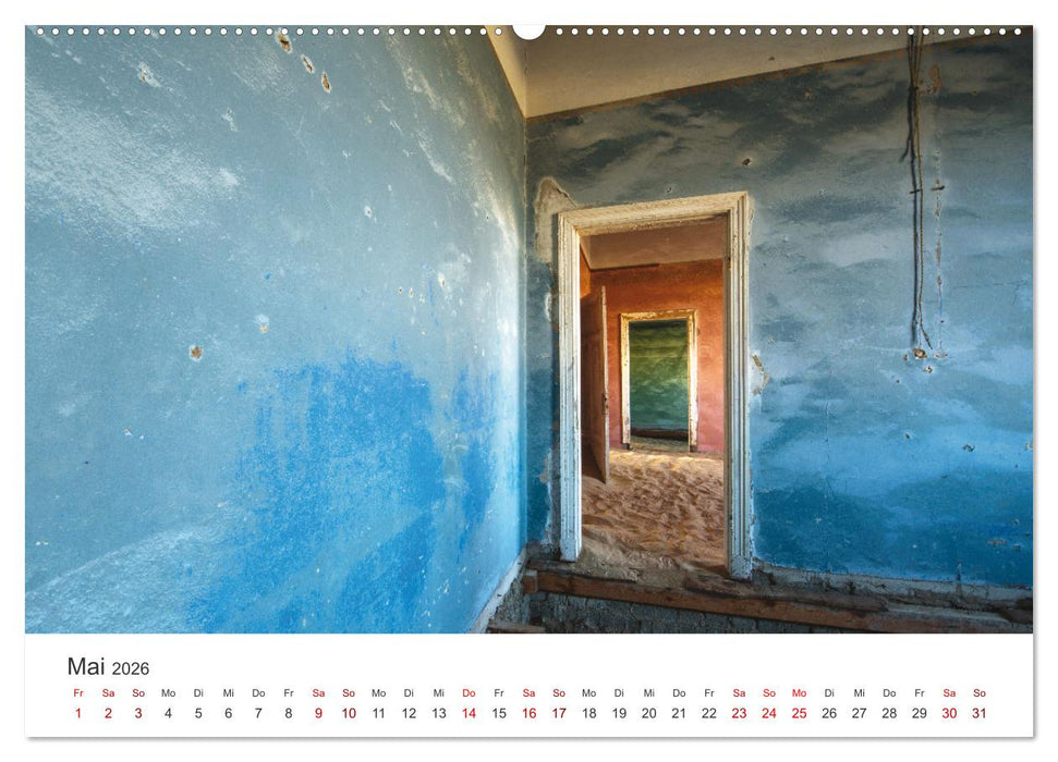 Kolmannskuppe Die Geisterstadt in der Sandwüste (CALVENDO Premium Wandkalender 2026)
