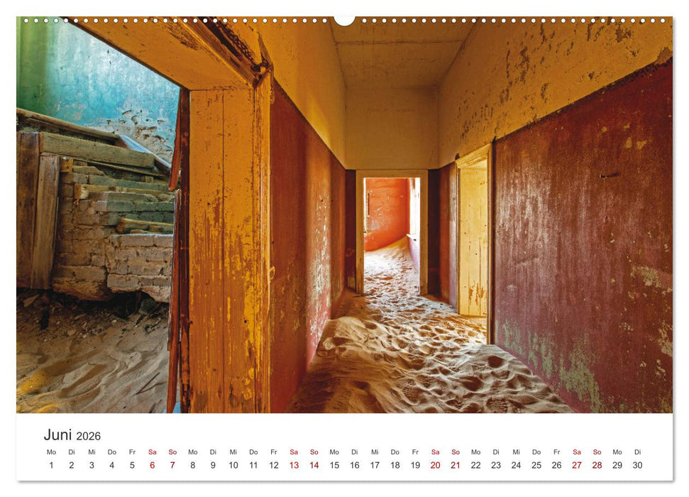 Kolmannskuppe Die Geisterstadt in der Sandwüste (CALVENDO Premium Wandkalender 2026)