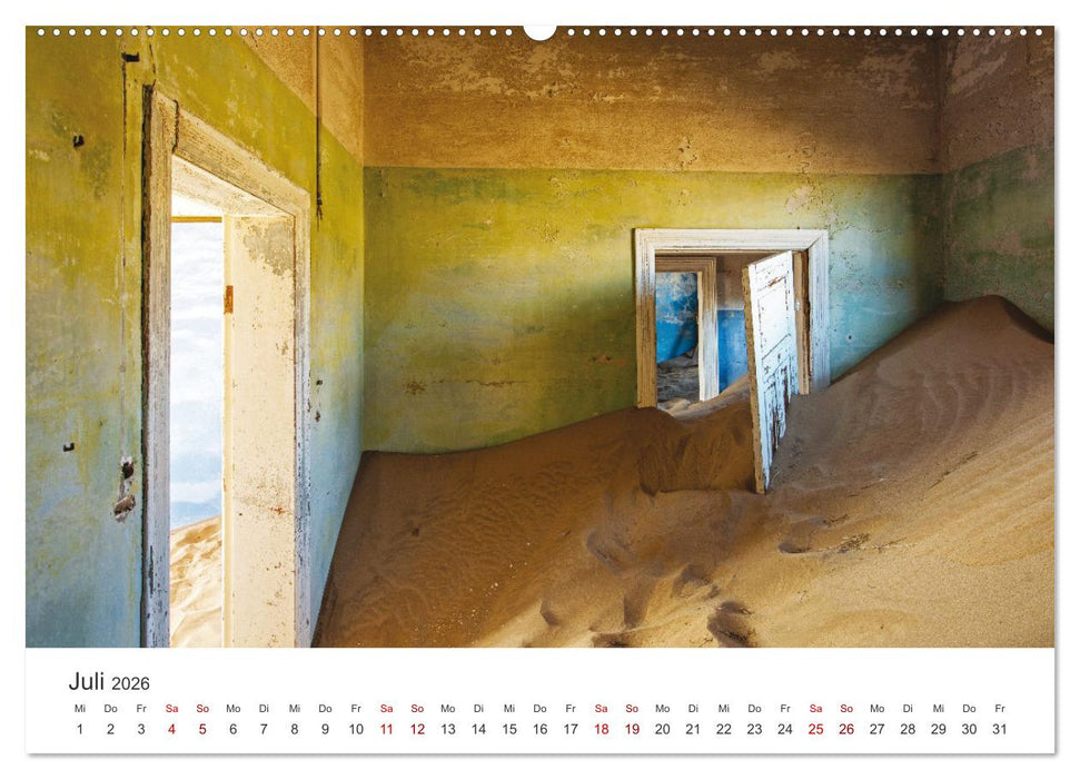 Kolmannskuppe Die Geisterstadt in der Sandwüste (CALVENDO Premium Wandkalender 2026)