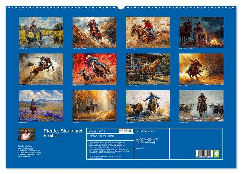 Pferde, Staub und Freiheit (CALVENDO Wandkalender 2026)